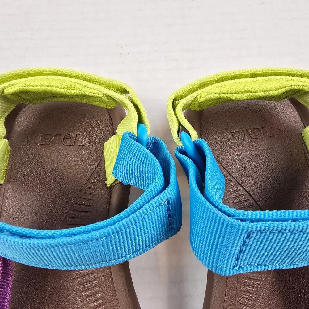 Teva Hurricane XLT2 Sport Sandals Womens Size 5 Explore Multi Colorful 1019235